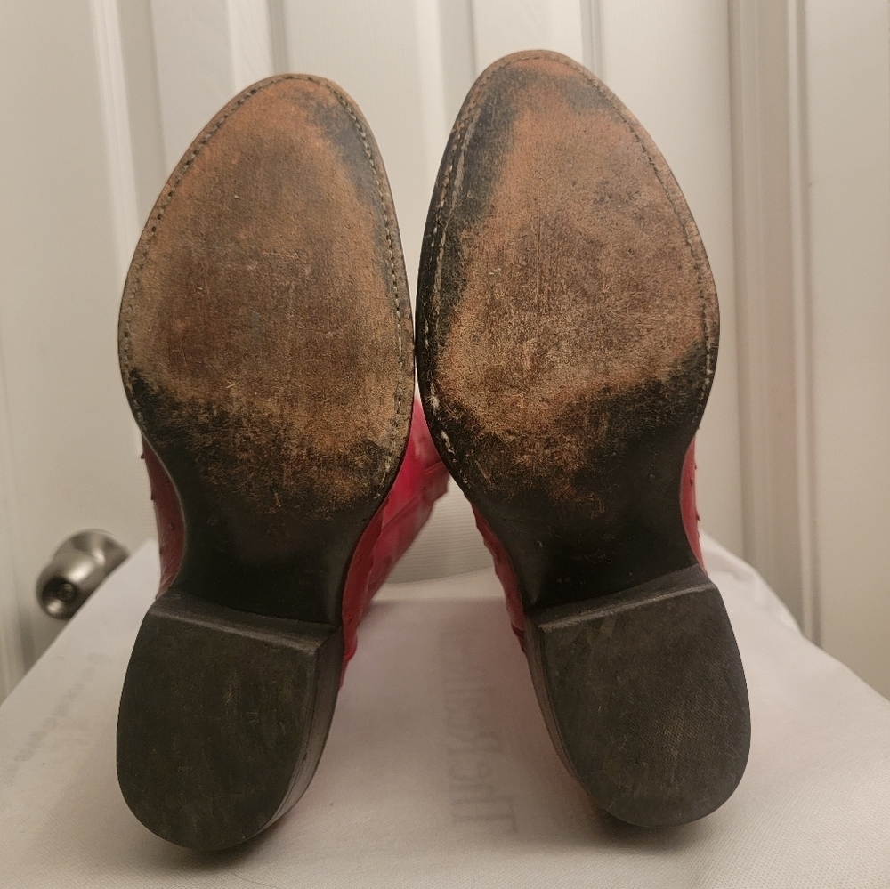 Caboots Ostrich Men's cowboy boots size10 - Picture 11 of 16